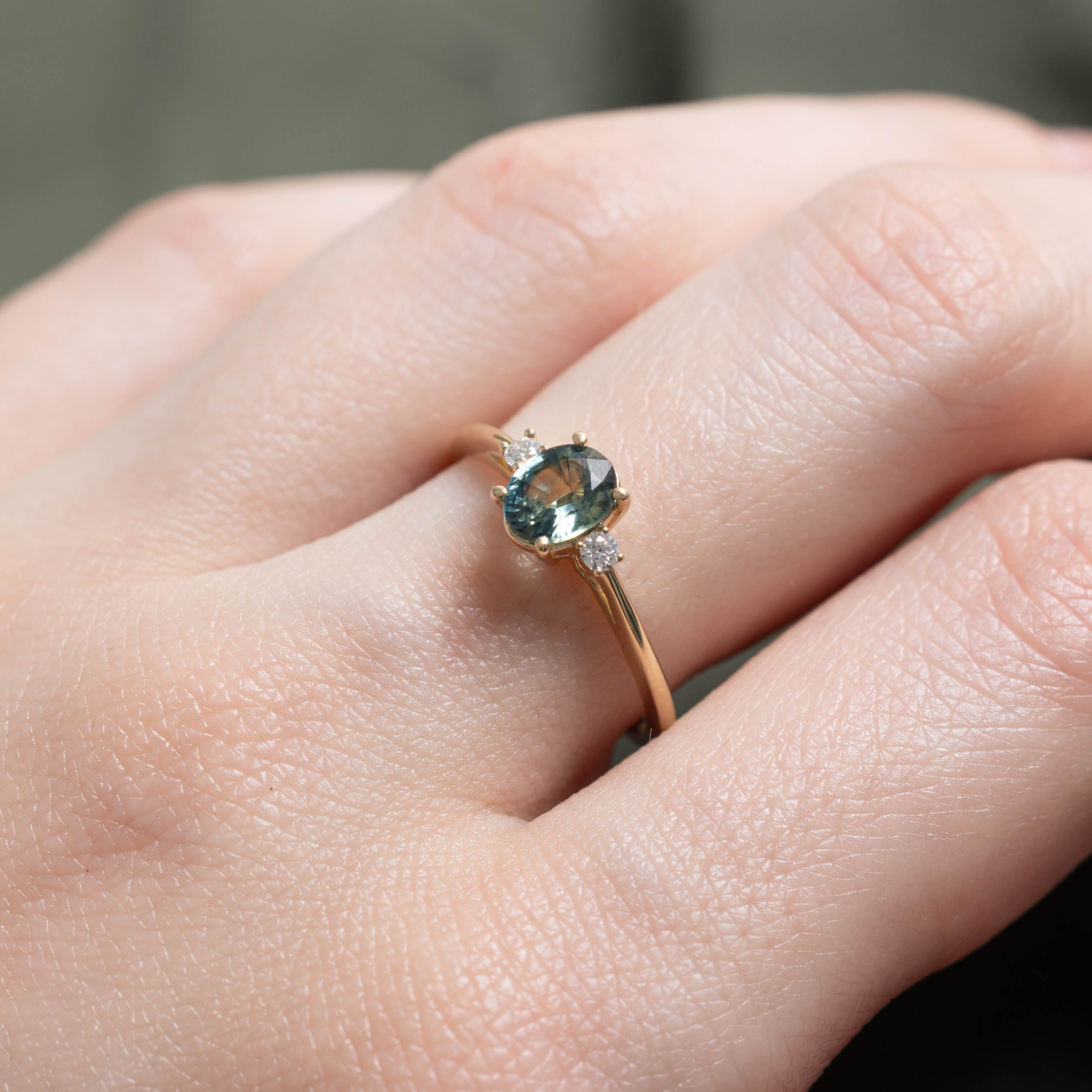'100 Ways' 14k Sapphire & Diamond Ring | 0.85ct, 0.06ctw | SZ 7