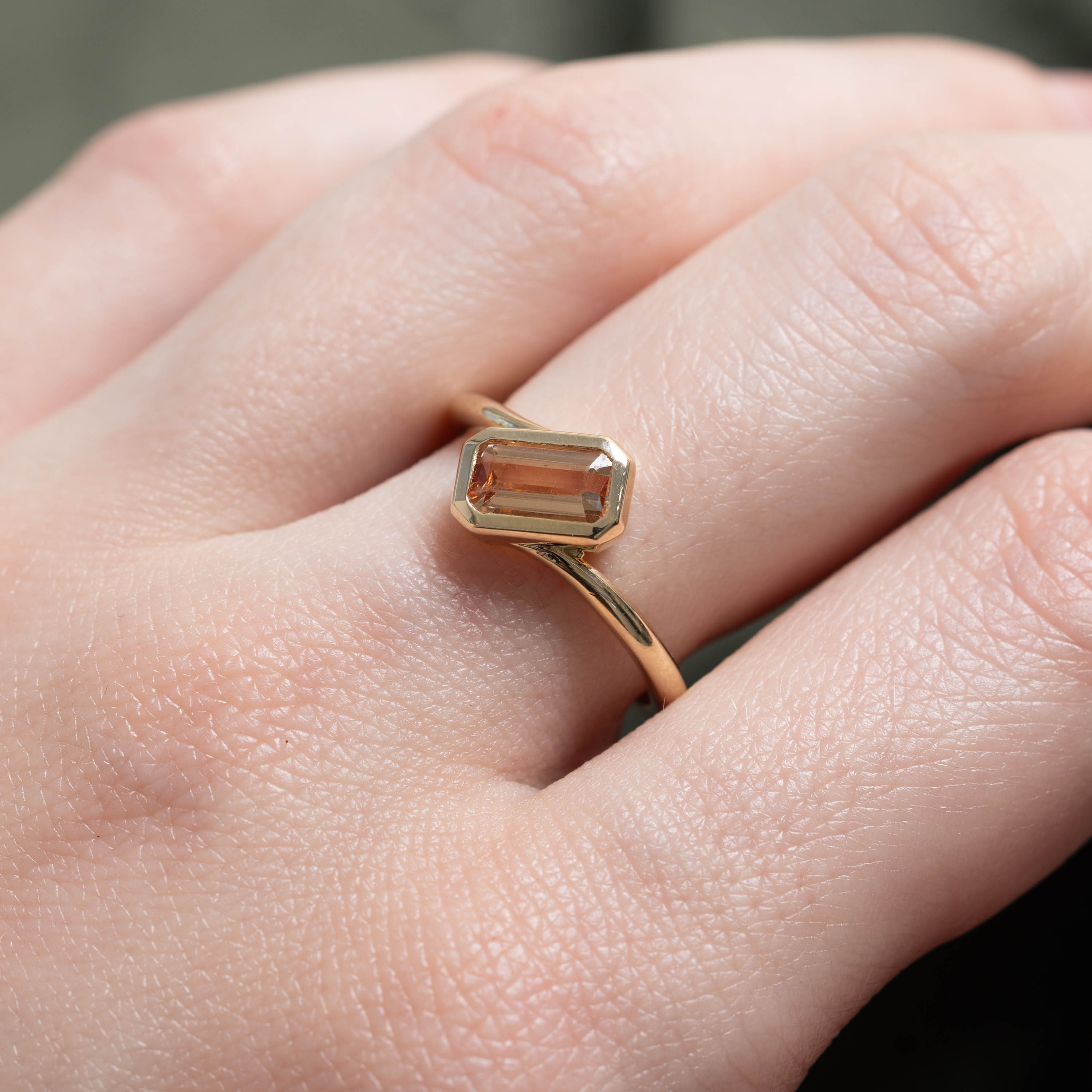 '100 Ways' 14k Bypass Imperial Topaz Ring | 0.92ct | SZ 7
