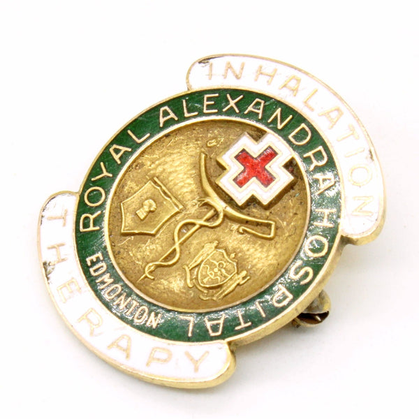 'Birks' 10k Yellow Gold Royal Alexander Hospital Pin