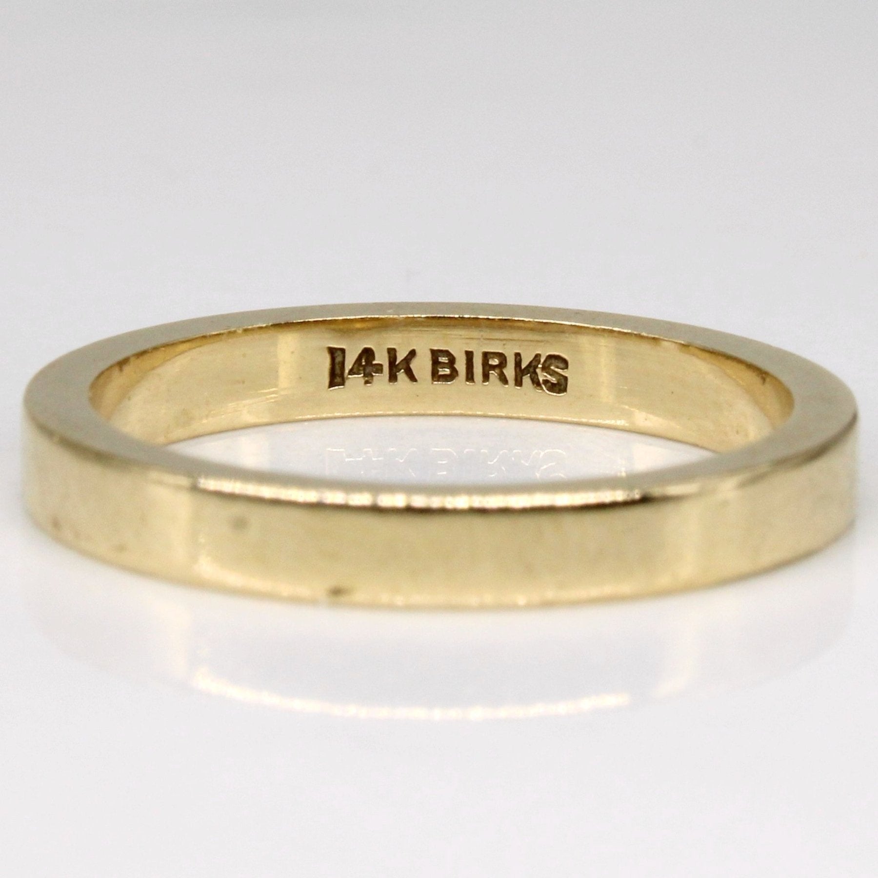 'Birks' 14k Yellow Gold Band | SZ 4.75 | - 100 Ways