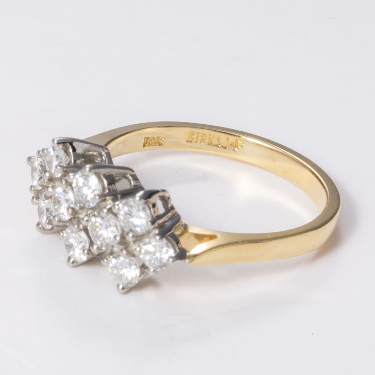'Birks' 18k Diamond Ring | 0.75 ctw | Sz 6.5 - 100 Ways