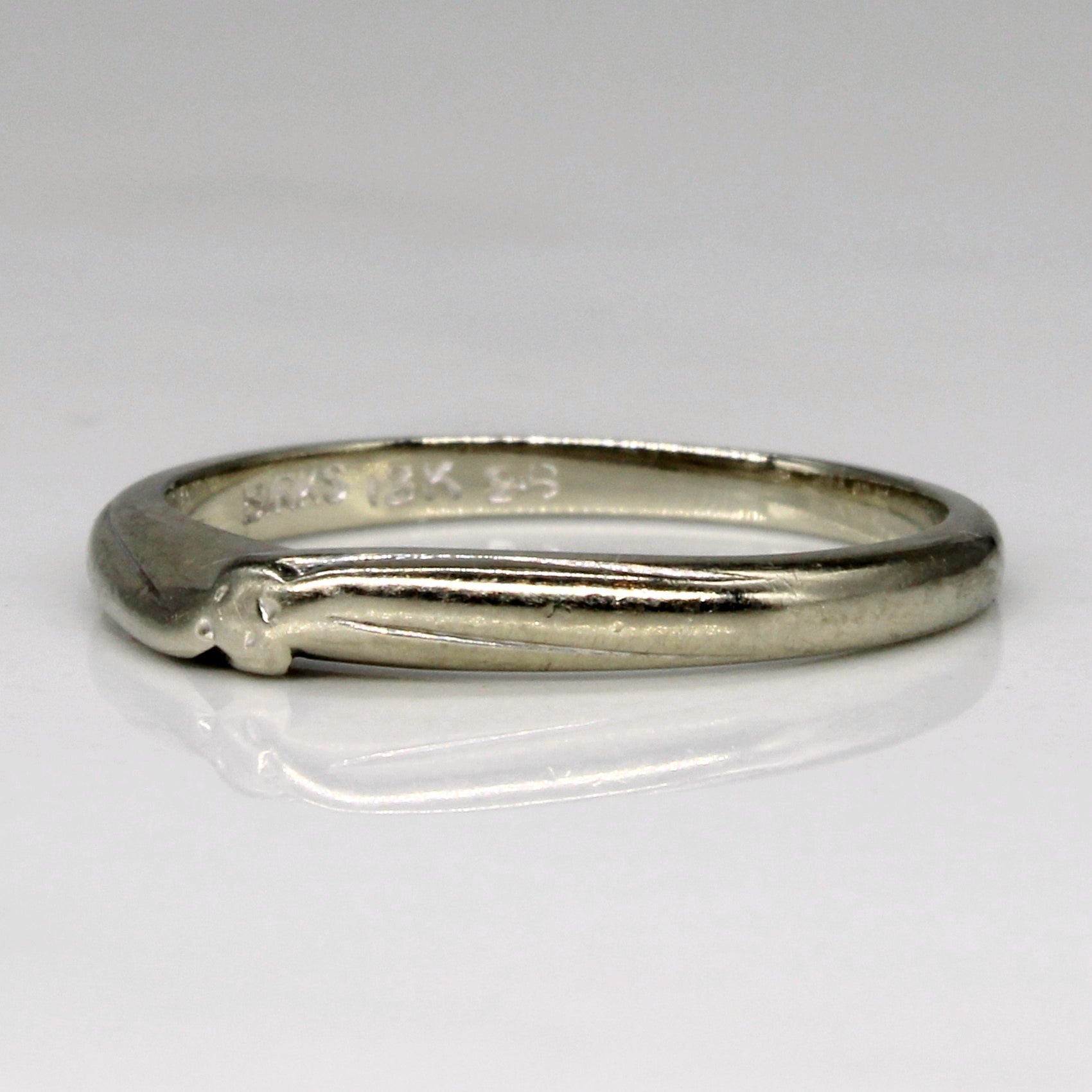 'Birks' 18k White Gold Ring | SZ 5.25 | - 100 Ways