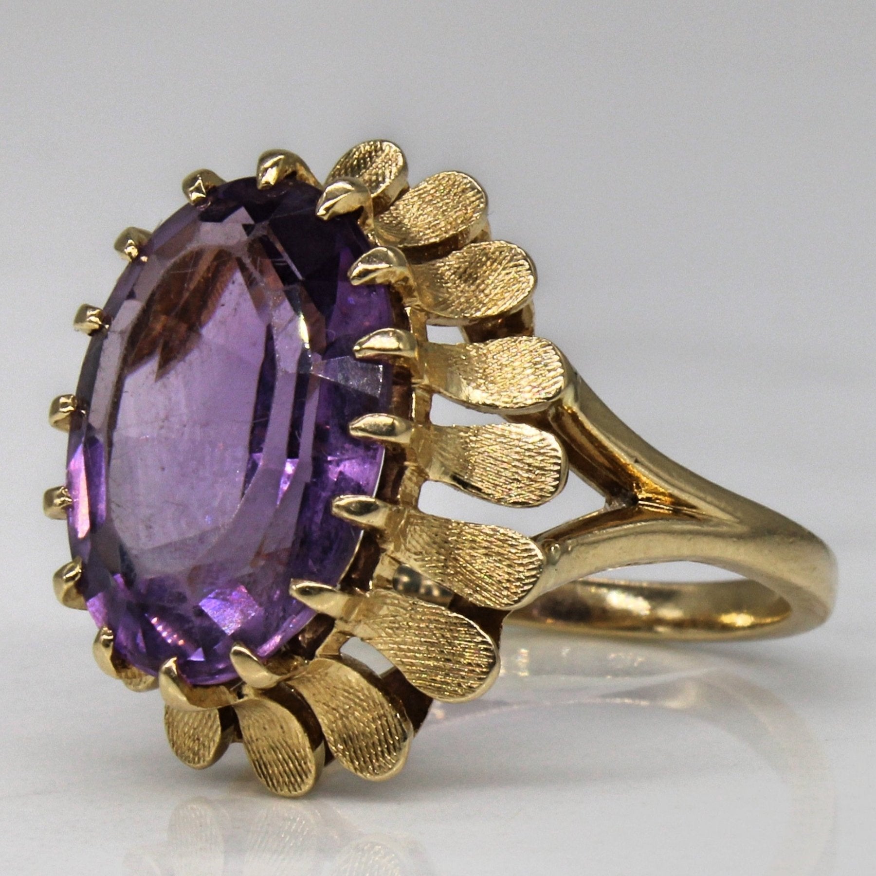 'Birks' Amethyst Cocktail Ring | 4.30ct | SZ 5.75 | - 100 Ways