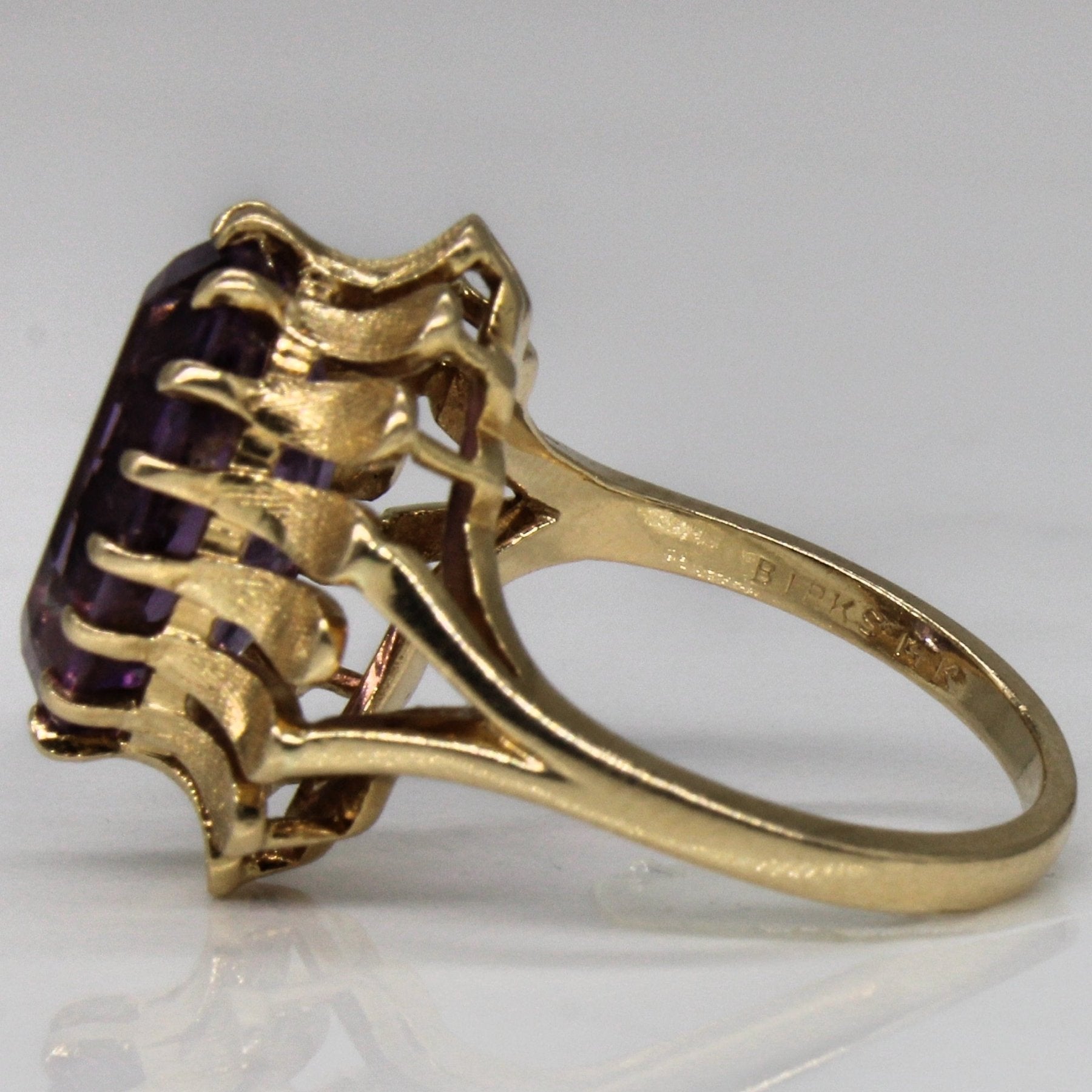 'Birks' Amethyst Cocktail Ring | 4.30ct | SZ 5.75 | - 100 Ways