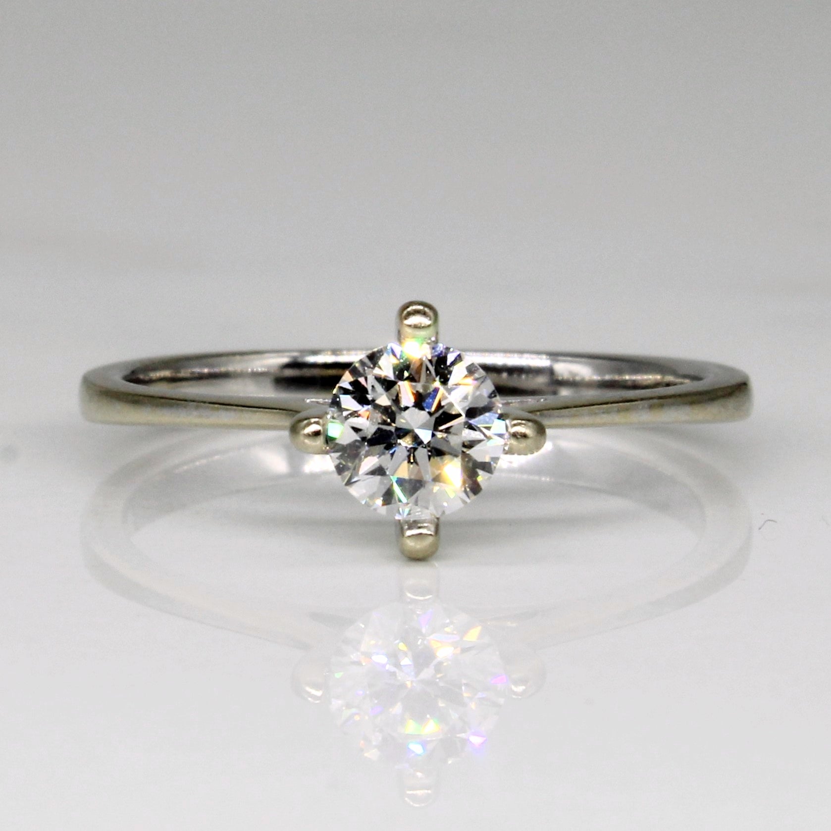 'Birks' Cathedral Set Diamond Ring | 0.40ct | SZ 5.5 | - 100 Ways