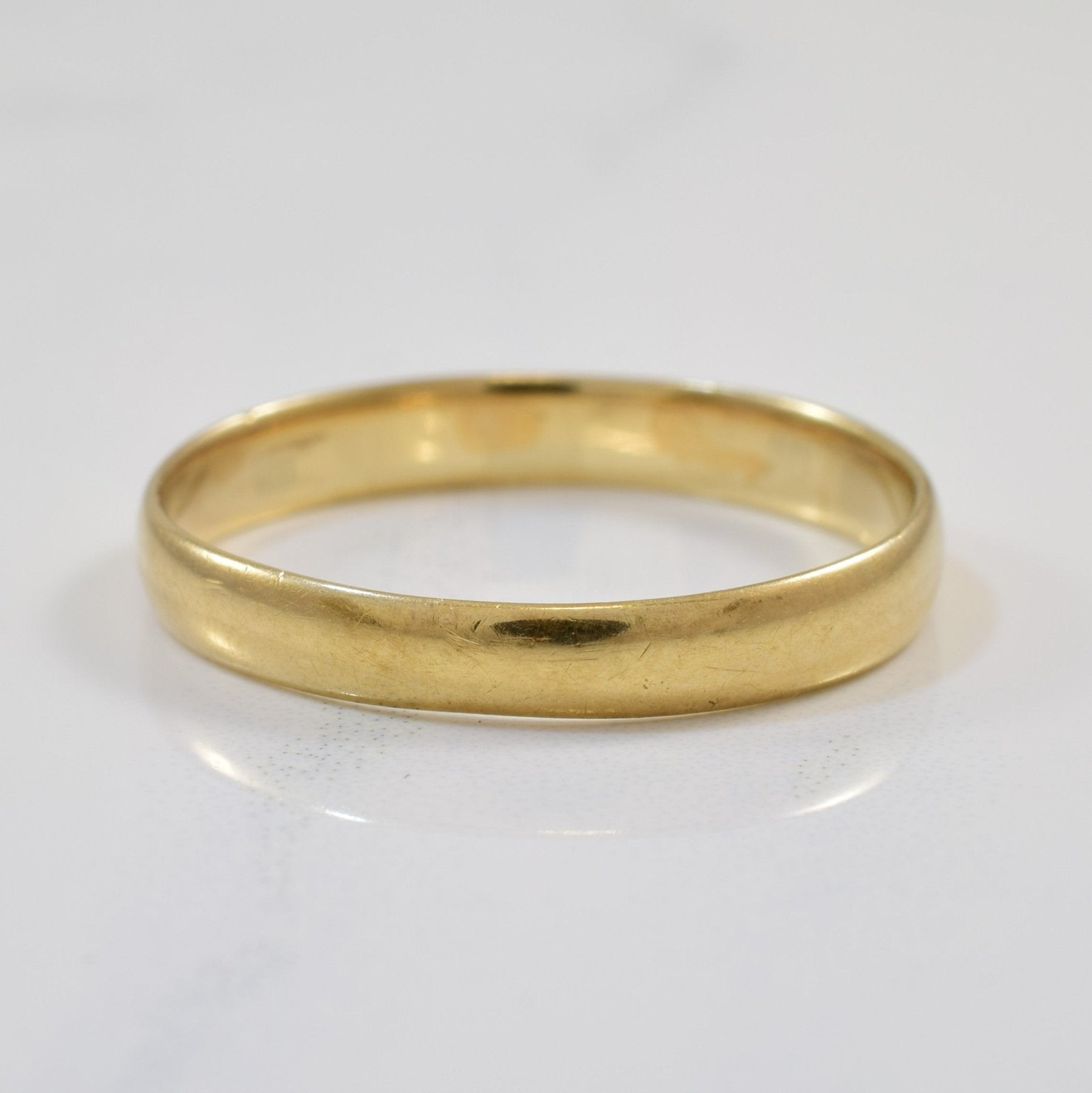 'Birks' Classic Yellow Gold Band | SZ 12.25 | - 100 Ways