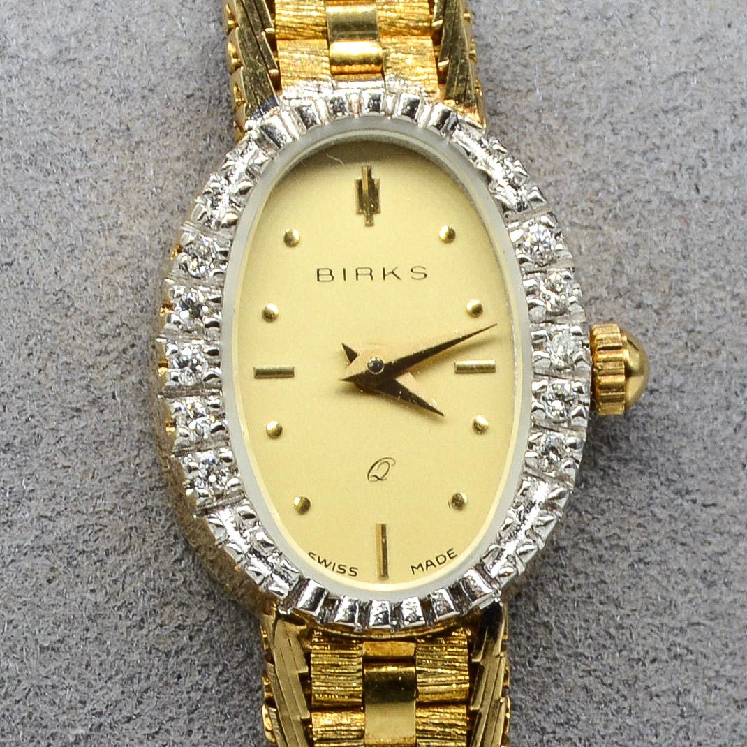 'Birks' Diamond Wristwatch | 5.5" | - 100 Ways