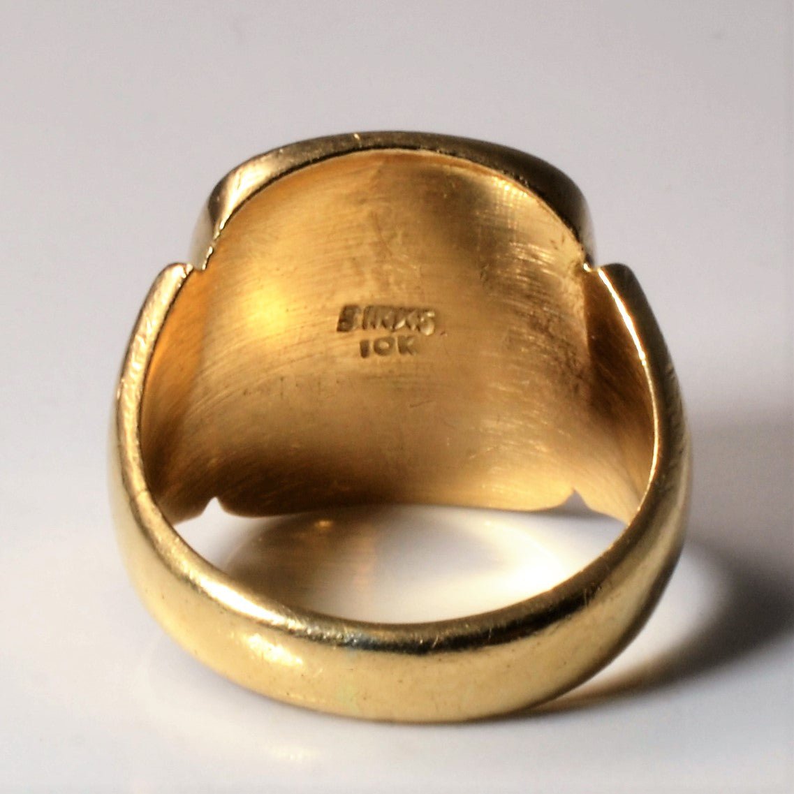 'Birks' Engraved Signet Ring | SZ 5 | - 100 Ways