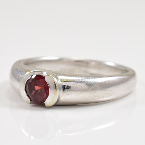 'Birks' Garnet Ring | 0.50ct | SZ  7 |