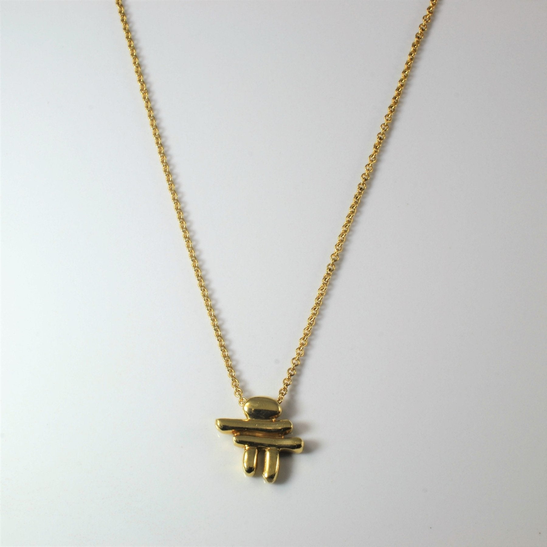 'Birks' Inukshuk Necklace | 18" | - 100 Ways