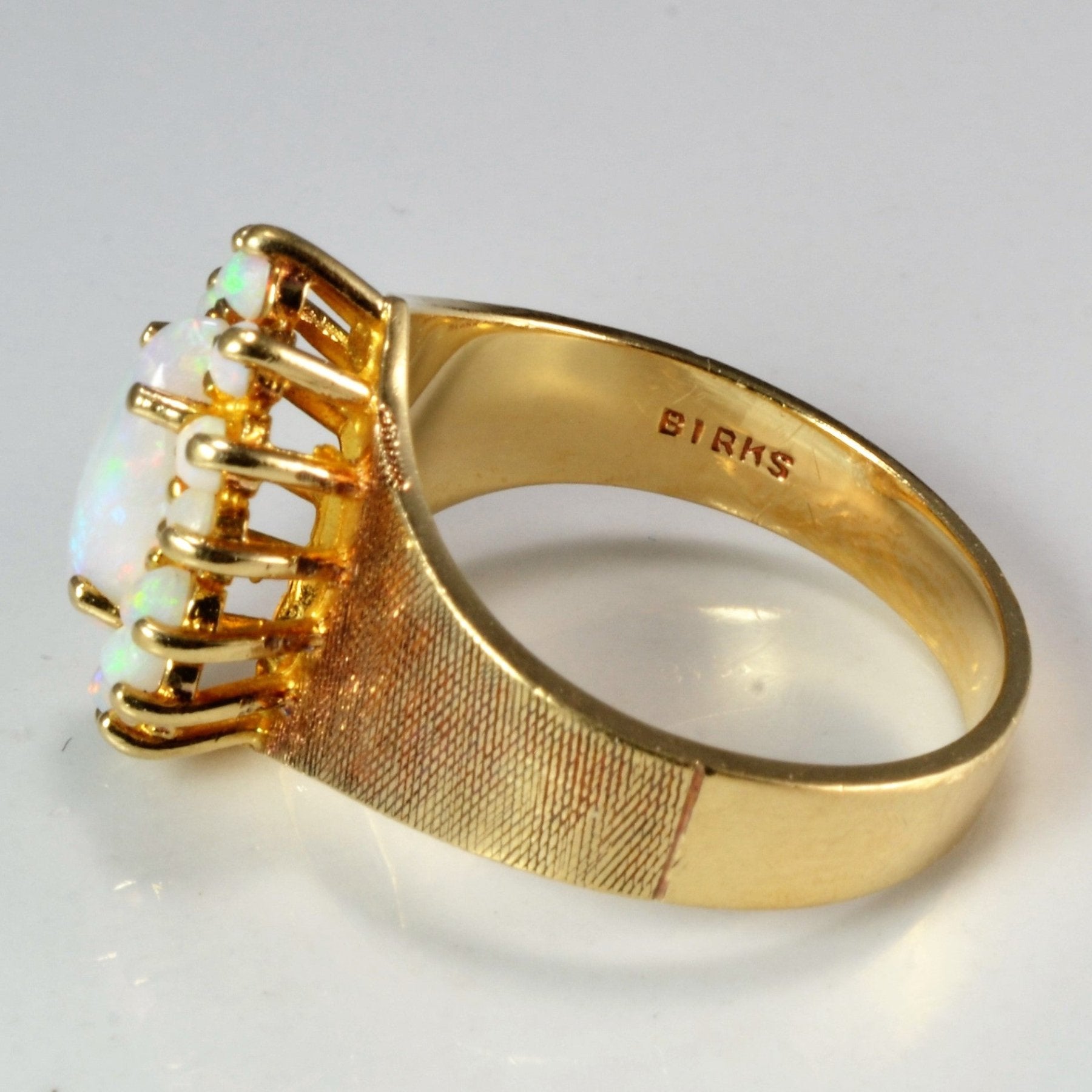 'Birks' Marquise Cluster Opal Ring | SZ 7 | - 100 Ways
