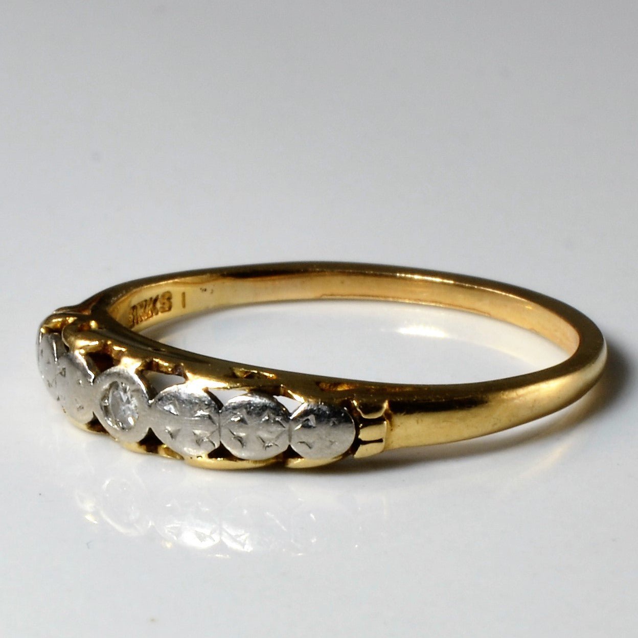 'Birks' Mid Century Diamond Band | 0.02ct | SZ 6 | - 100 Ways
