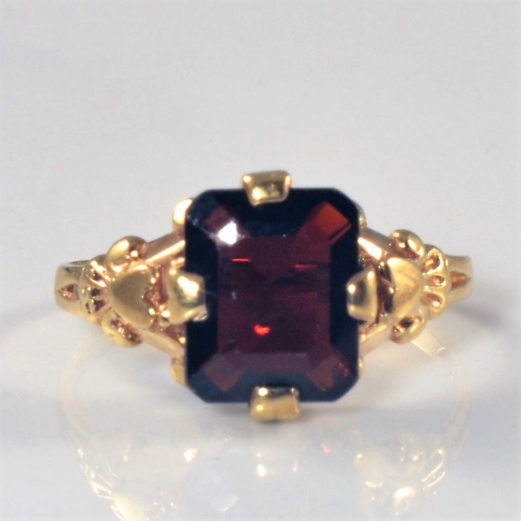 'Birks' Mid Century Garnet Ring | 1.55ct | SZ 4.25 | - 100 Ways