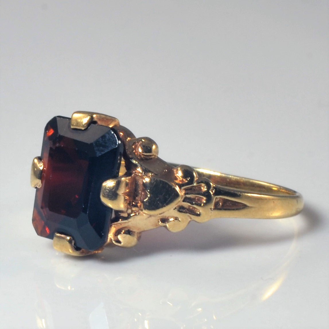 'Birks' Mid Century Garnet Ring | 1.55ct | SZ 4.25 | - 100 Ways