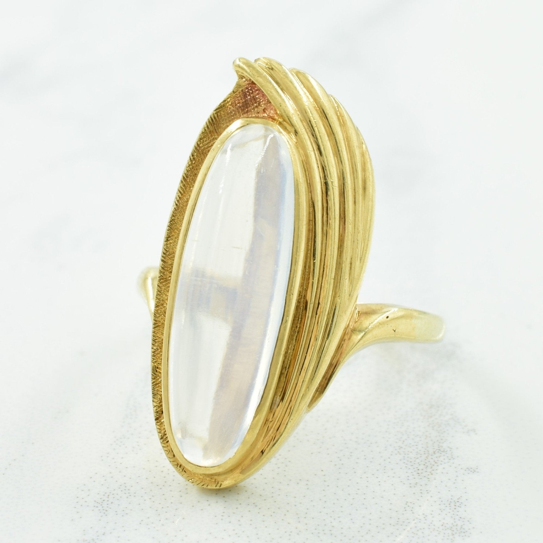'Birks' Moonstone Cocktail Ring | 5.20ct | SZ 5.75 | - 100 Ways