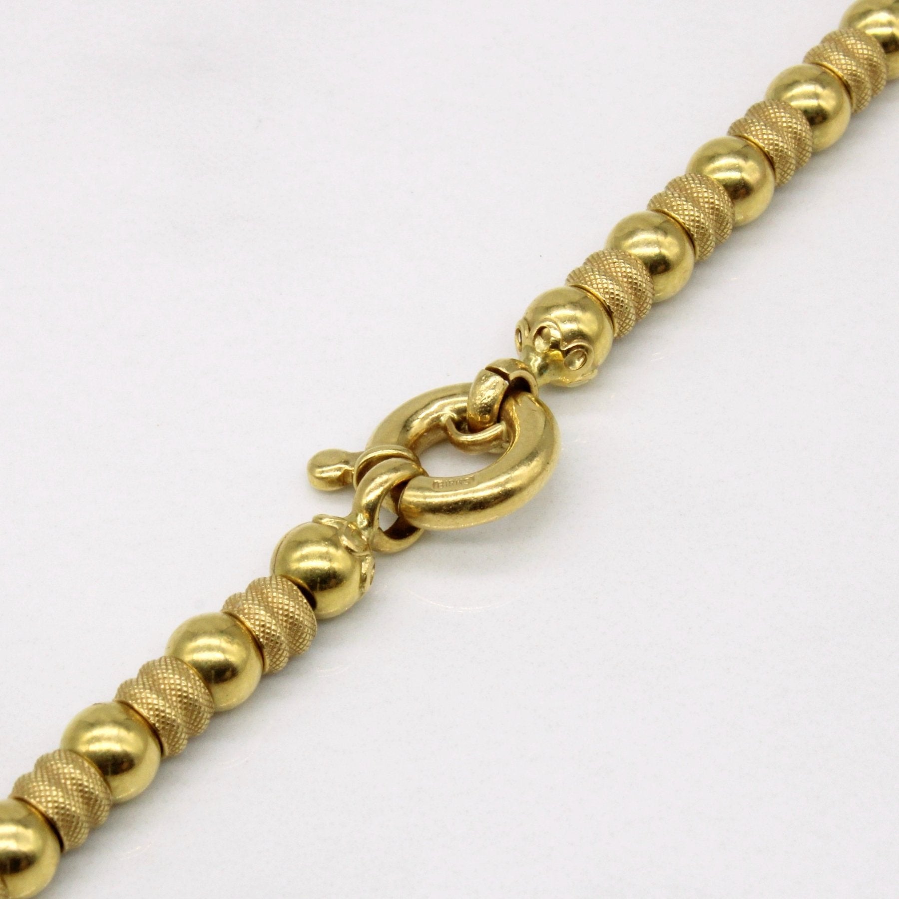 'Birks' Necklace & Bracelet Set | 18