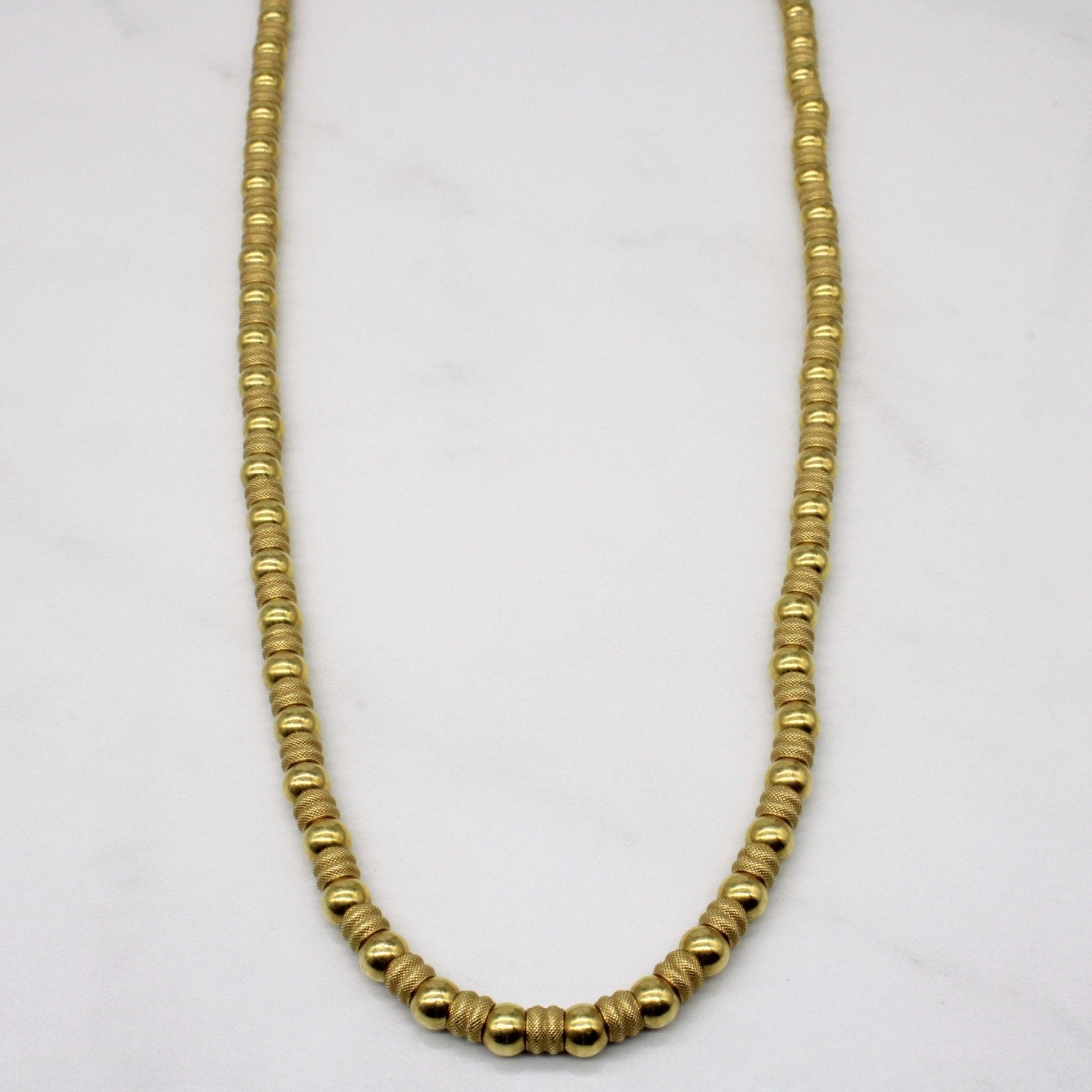 'Birks' Necklace & Bracelet Set | 18