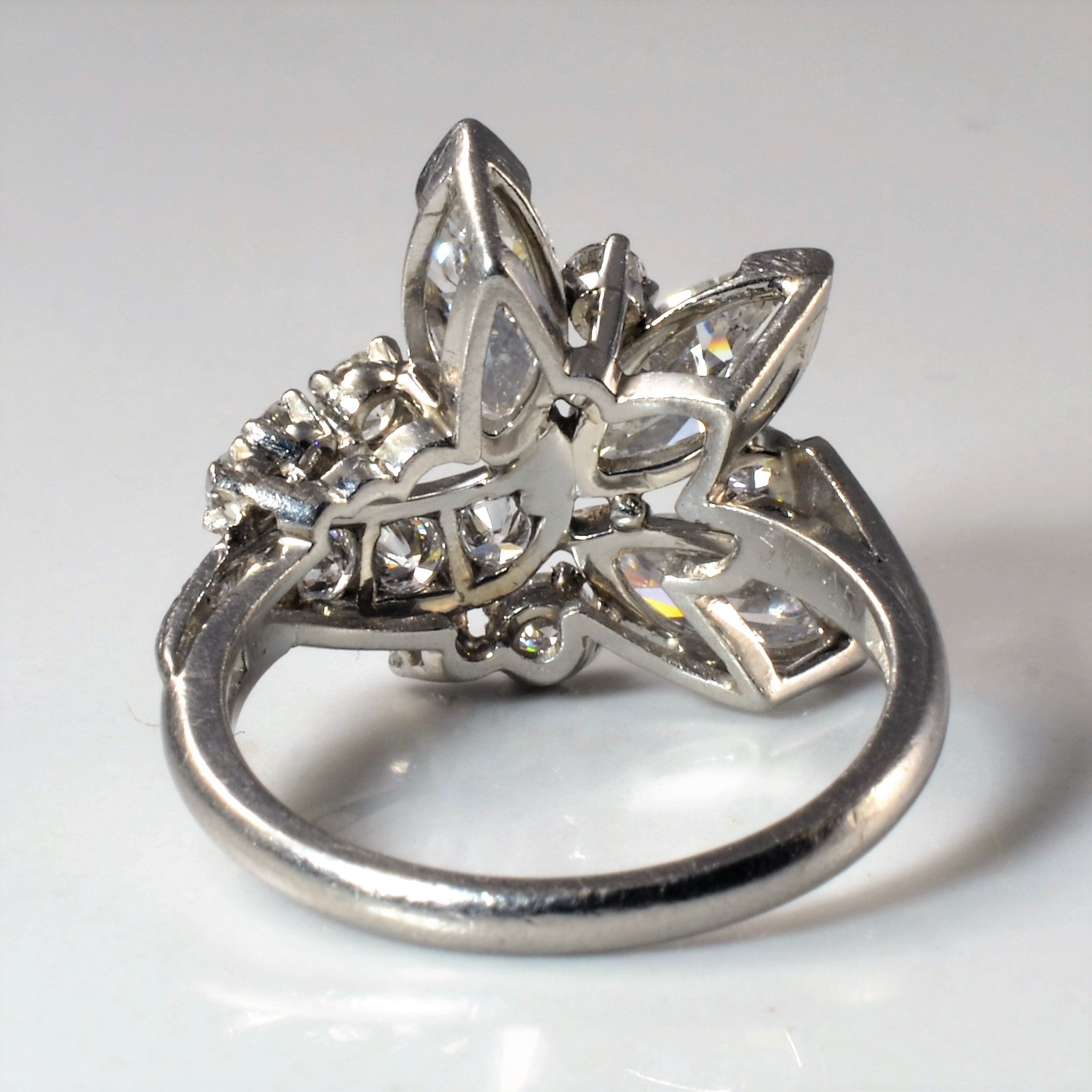 'Birks' Ornate Diamond Cocktail Ring | 2.05ctw | SZ 6 | - 100 Ways