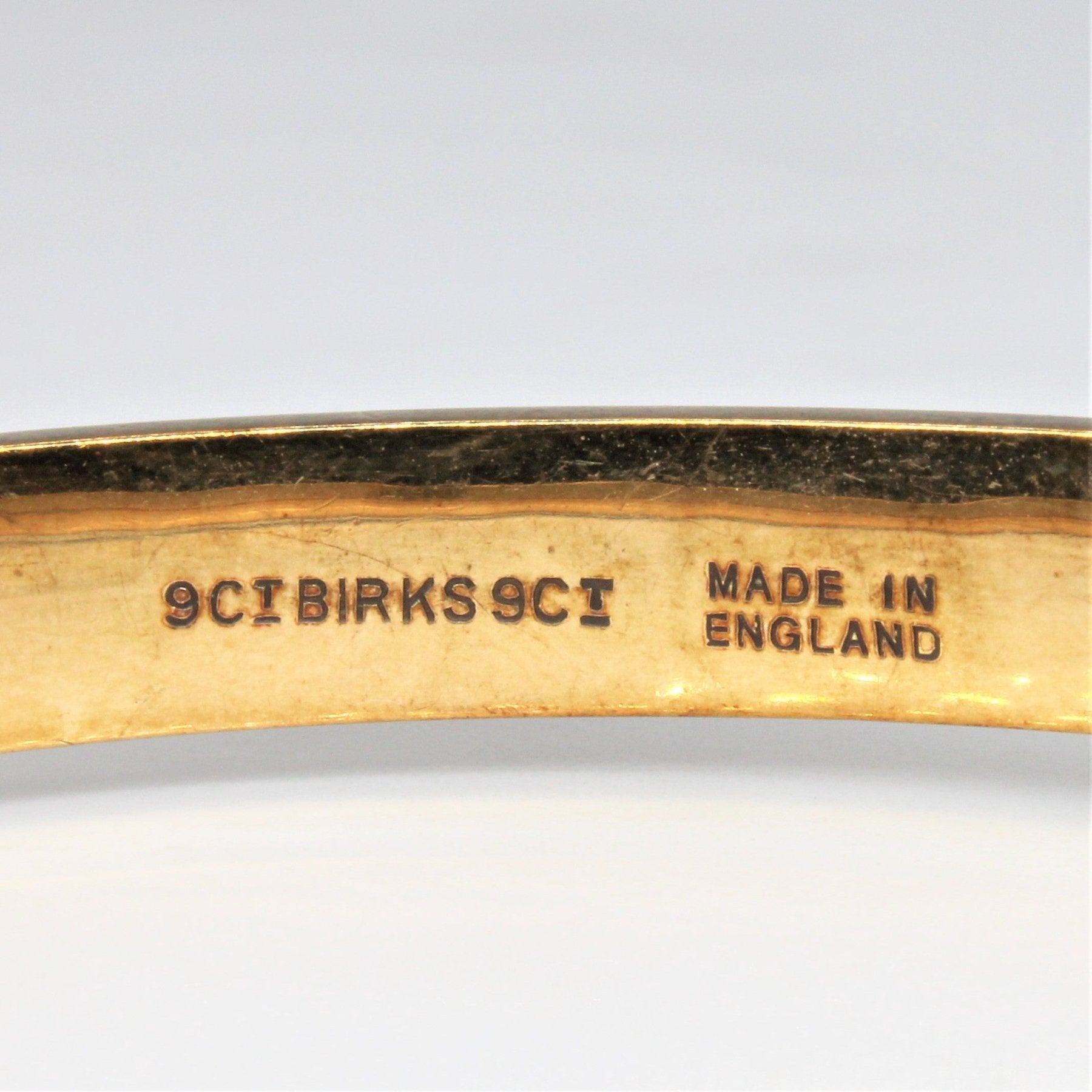 'Birks' Ornate Engraved Cuff | 6