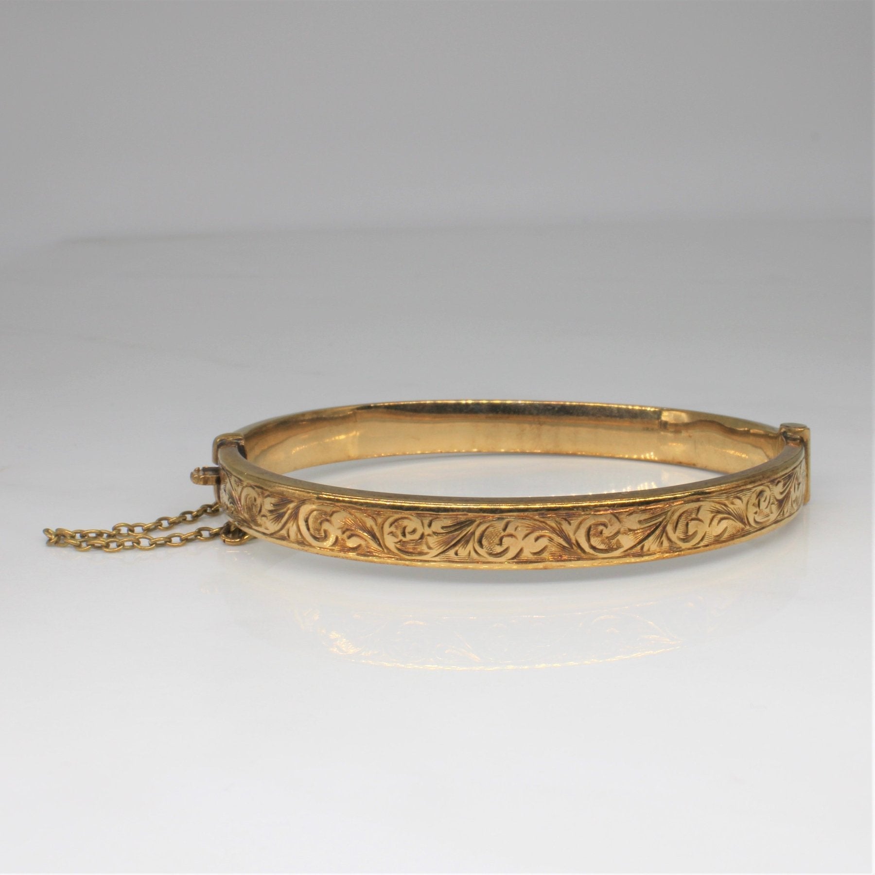 'Birks' Ornate Engraved Cuff | 6" | - 100 Ways