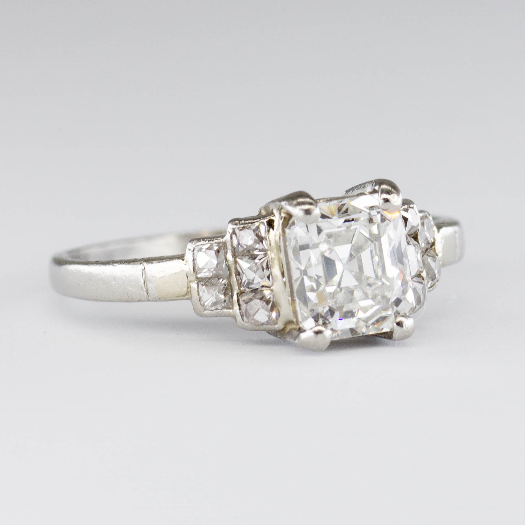 'Birks' Platinum Diamond Accented Ring | 1.45 ct | SZ 7.5 - 100 Ways