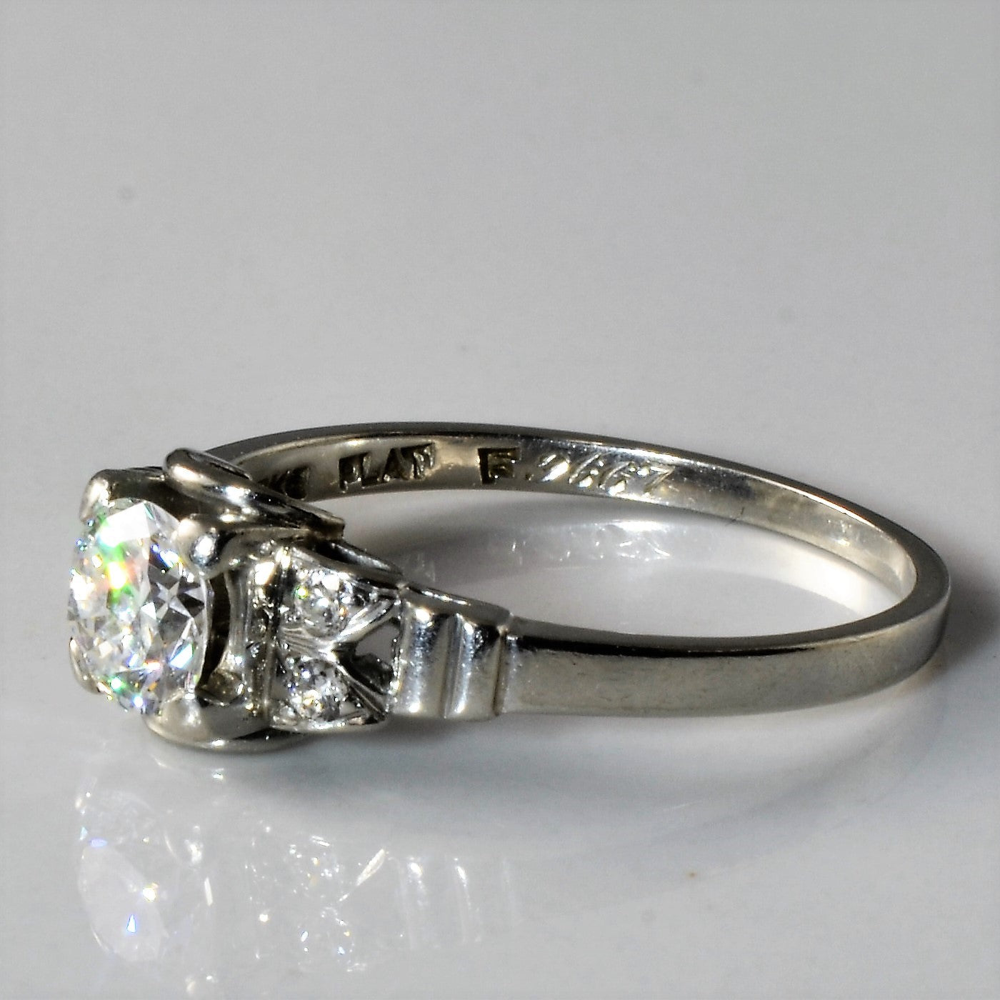 'Birks' Platinum Diamond Engagement Ring | 0.45ctw | SZ 6 | - 100 Ways