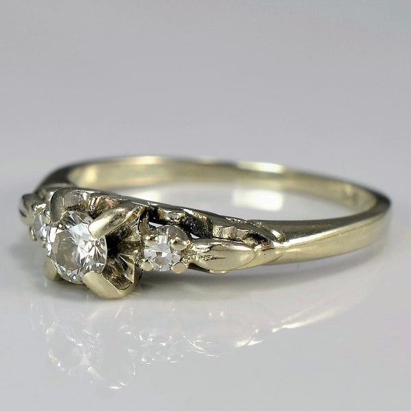 Birks' Retro Era Diamond Engagement Ring | 0.20 ctw, SZ 5 |