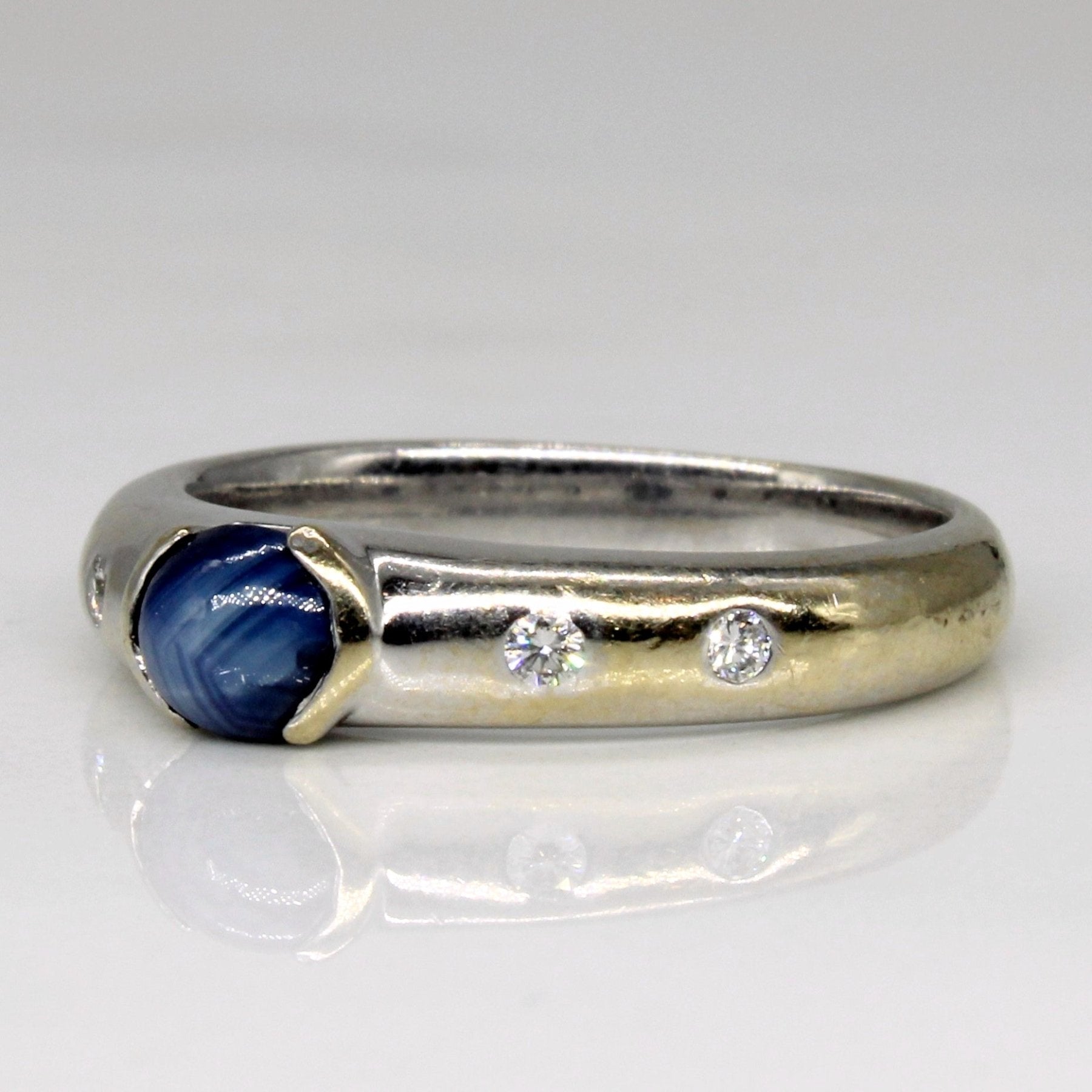 'Birks' Sapphire & Diamond Ring | 0.43ct, 0.04ctw | SZ 5 | - 100 Ways