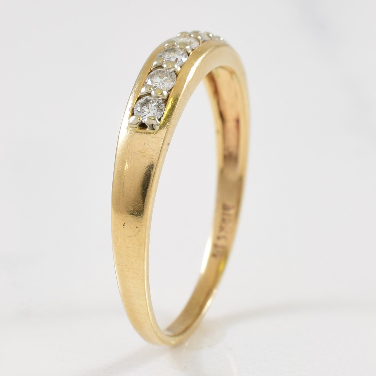 'Birks' Semi Eternity Diamond Ring | 0.21ctw | SZ 9 | - 100 Ways
