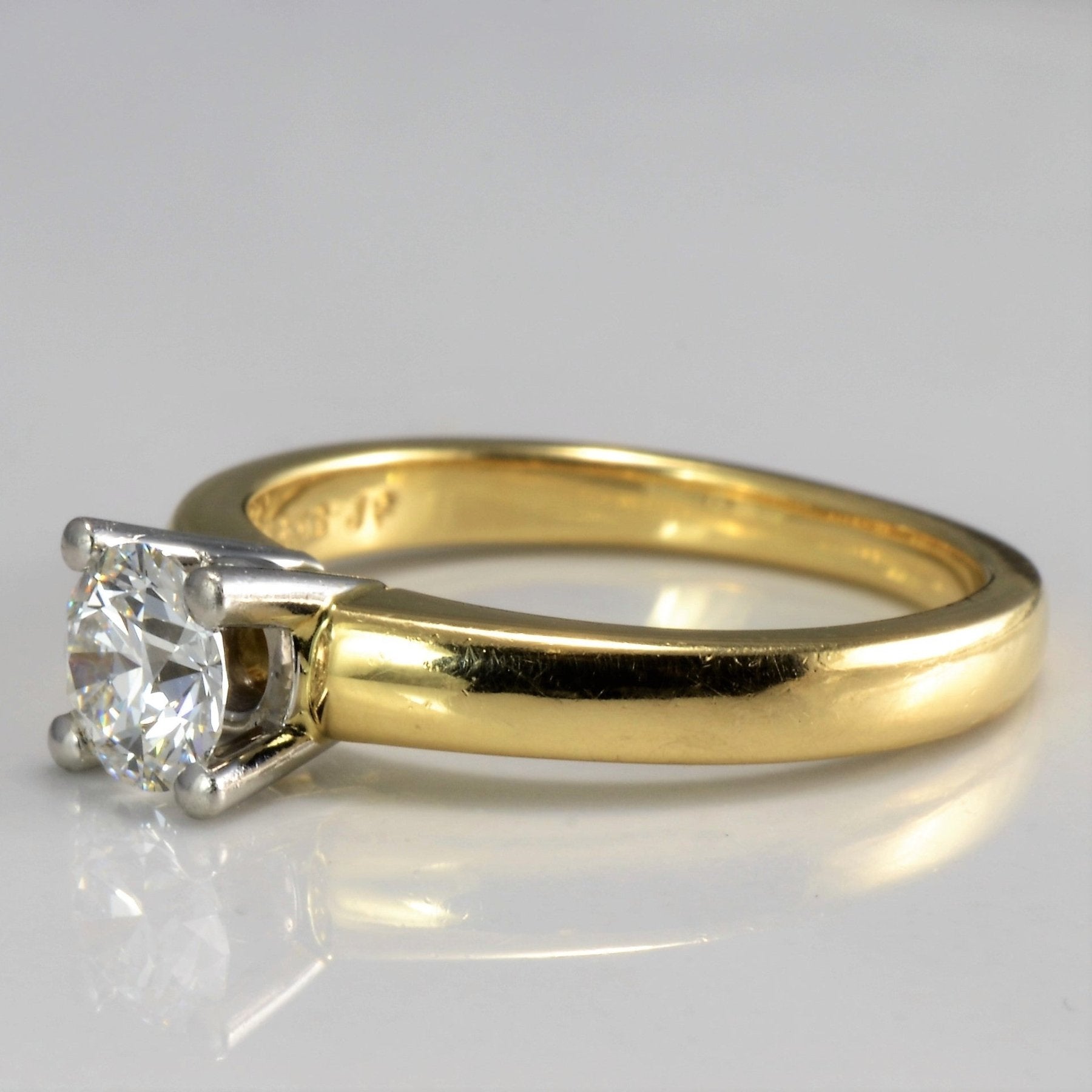 'Birks' Solitaire Diamond Engagement Ring | 0.57 ct, SZ 6.25 | - 100 Ways