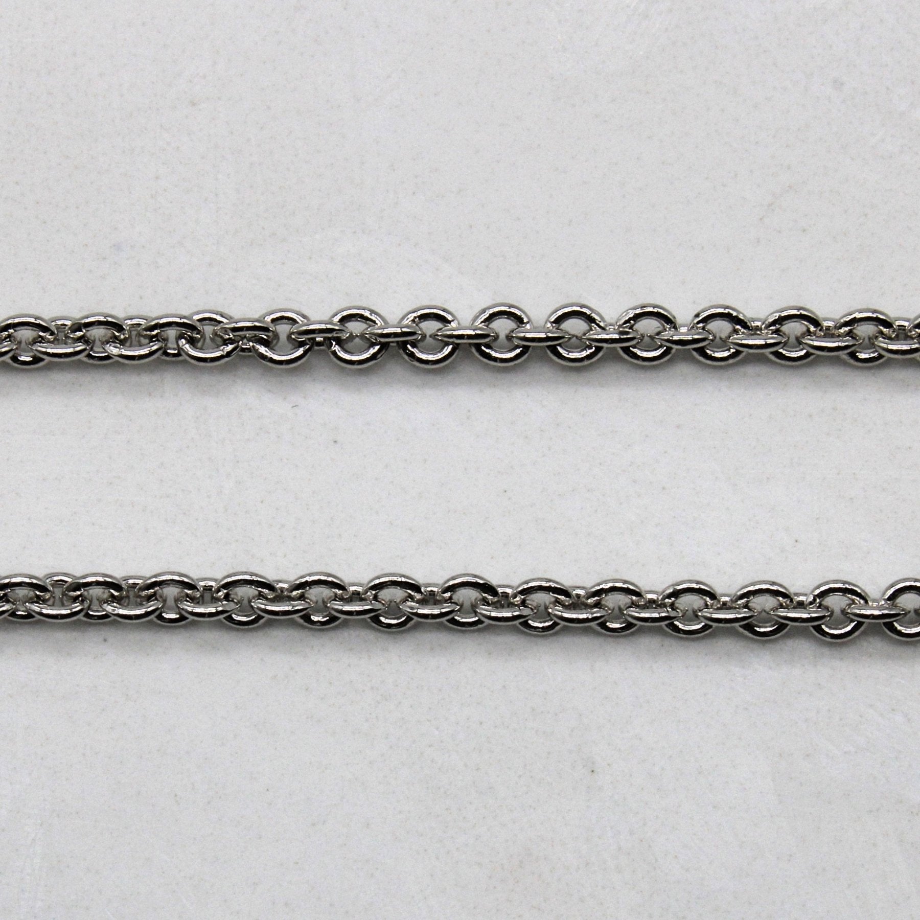 'Birks' Sterling Silver Necklace | 30