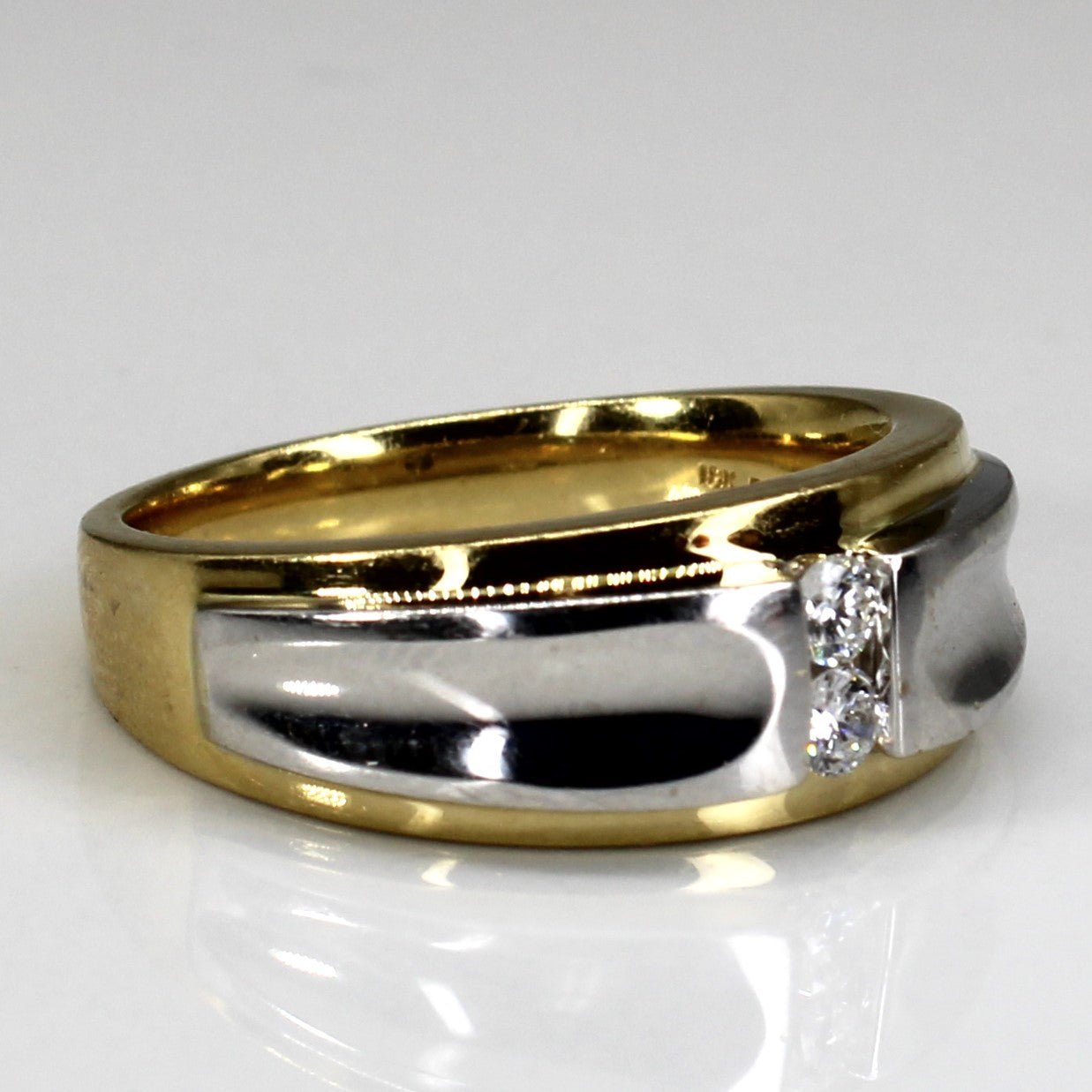 'Birks' Tension Set Diamond Wedding Band | 0.24ctw | SZ 10.5 | - 100 Ways