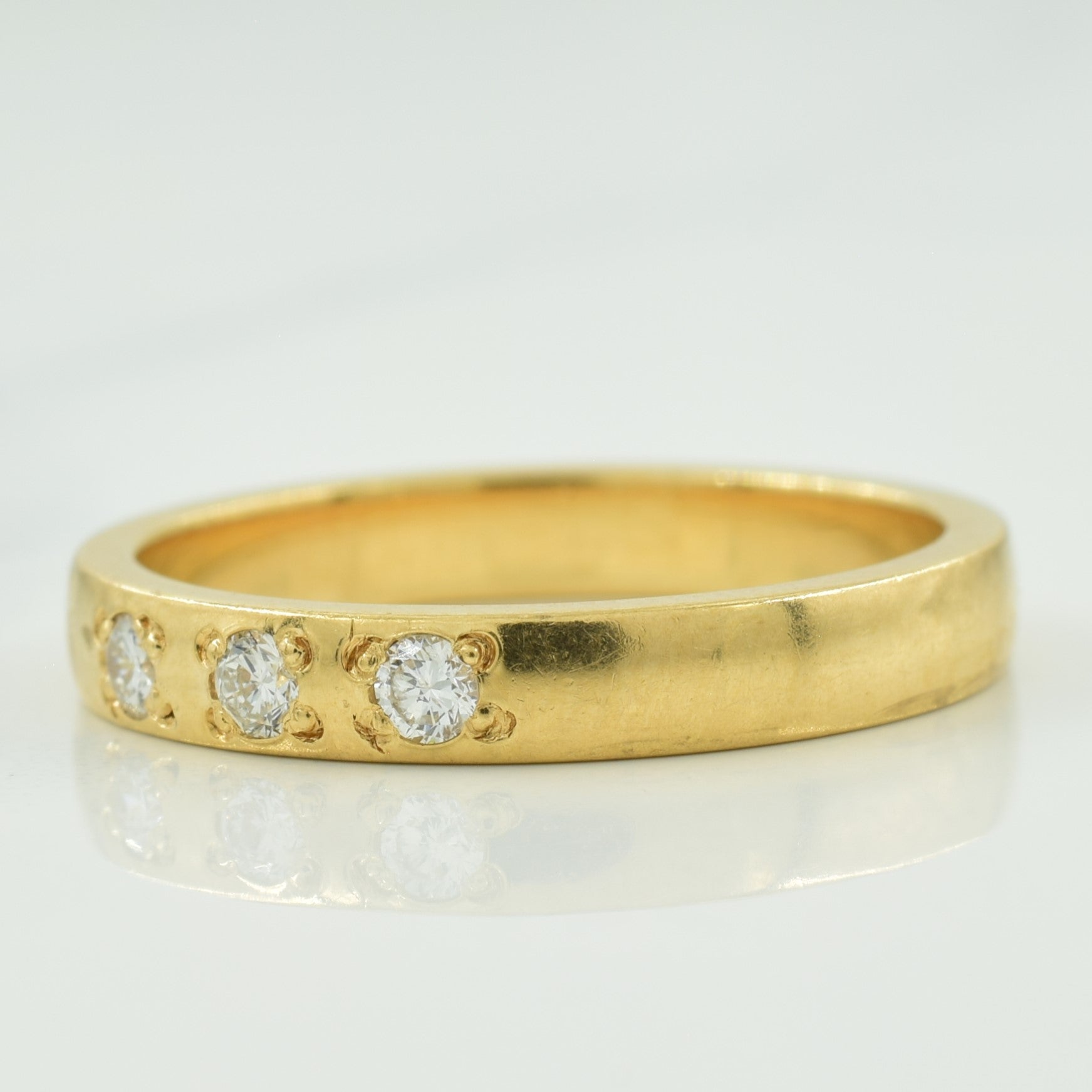 'Birks' Three Stone Diamond Ring | 0.09ctw | SZ 6 | - 100 Ways
