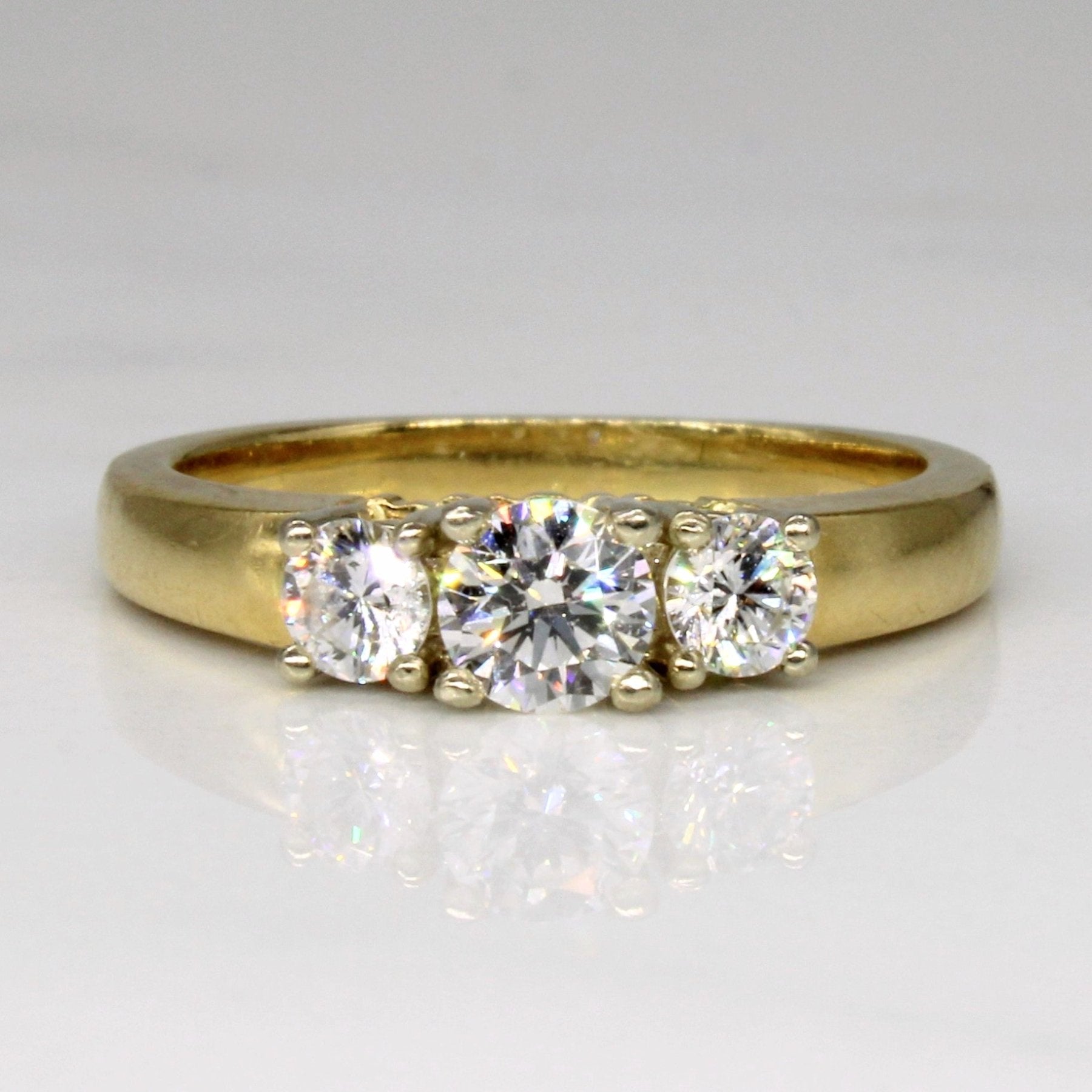 'Birks' Three Stone Diamond Ring | 0.60ctw | SZ 5.75 | - 100 Ways
