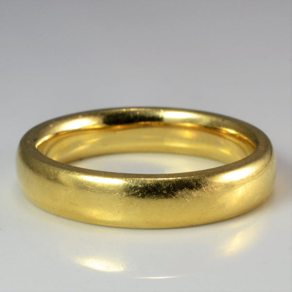 'Birks' Vintage Classic Gold Wedding Band | SZ 6.75 |