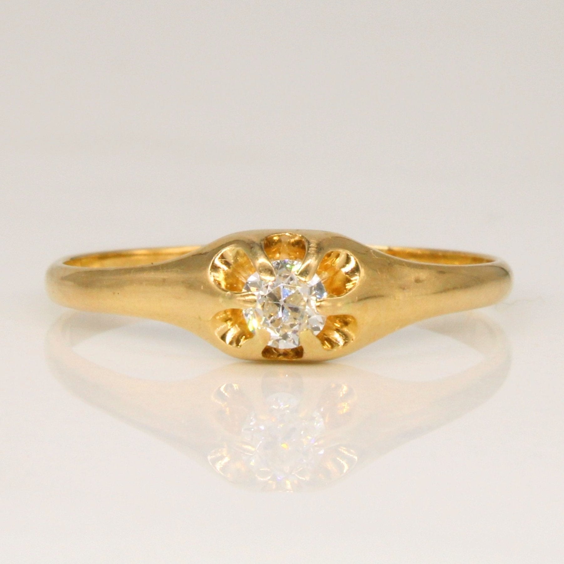 'Birks' Vintage Old European Cut Diamond Ring | 0.20ct | SZ 9.25 | - 100 Ways