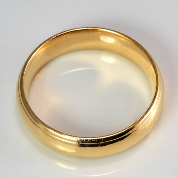 'Birks' Yellow Gold Wedding Band | SZ 11.5 |