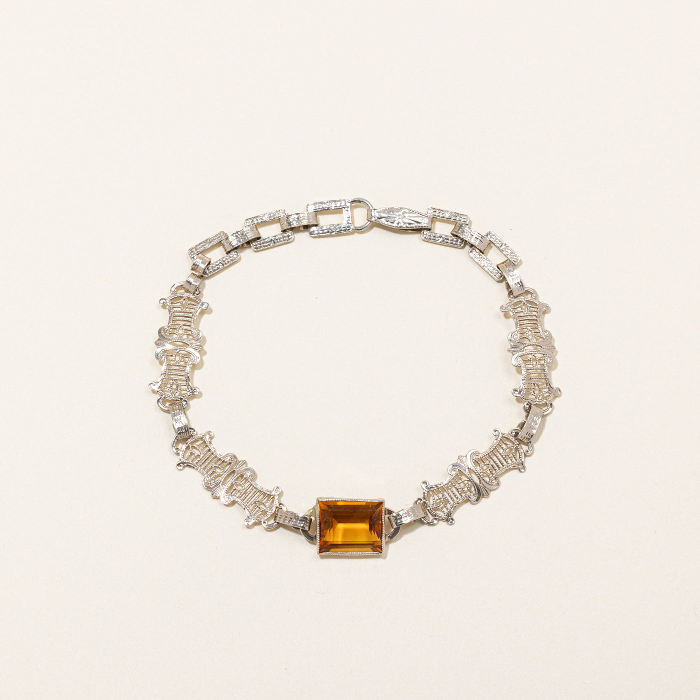 Citrine Pendant Bracelet | 2.85ct | 7" |