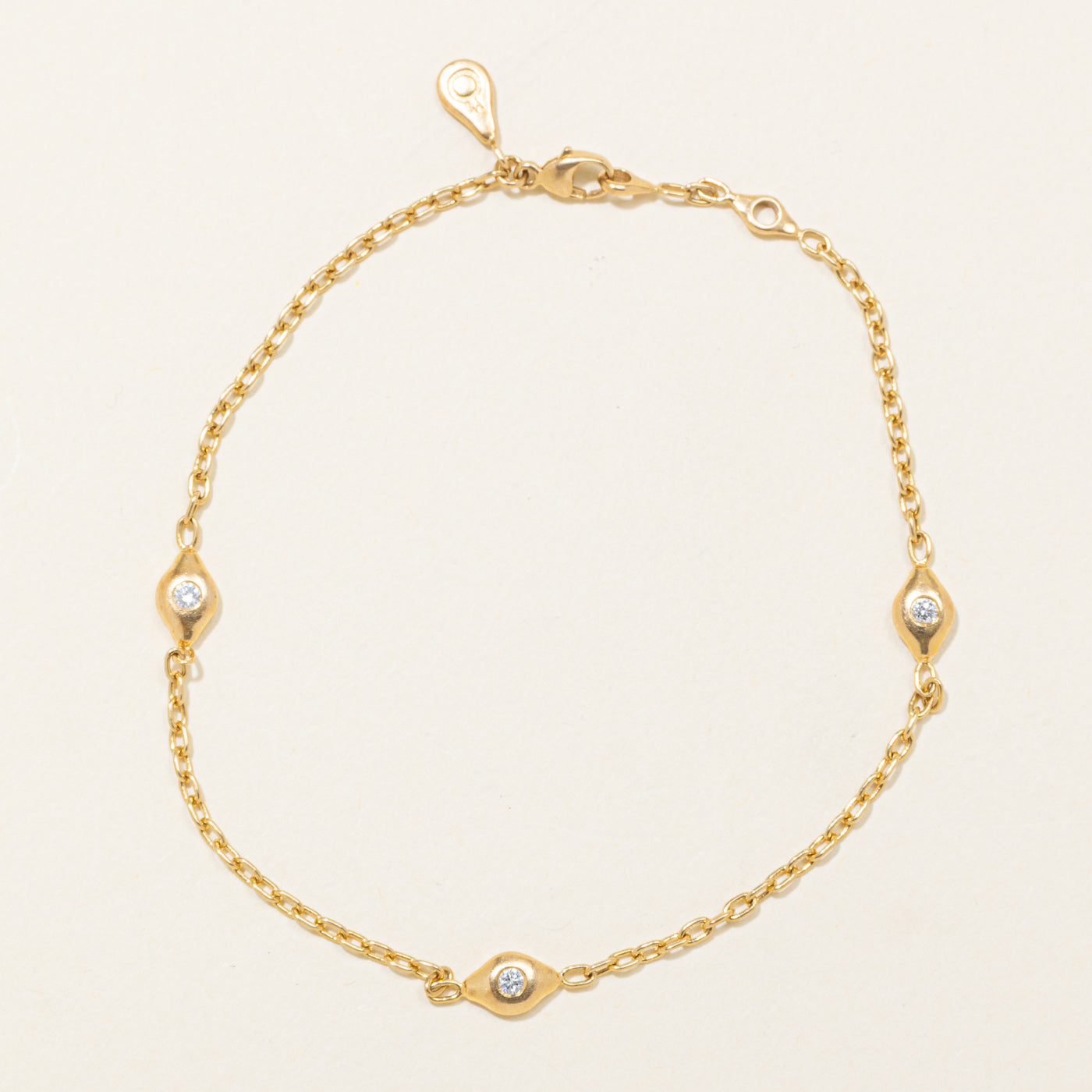 18k Diamond Satellite Bracelet | 0.10ctw | 7.75"