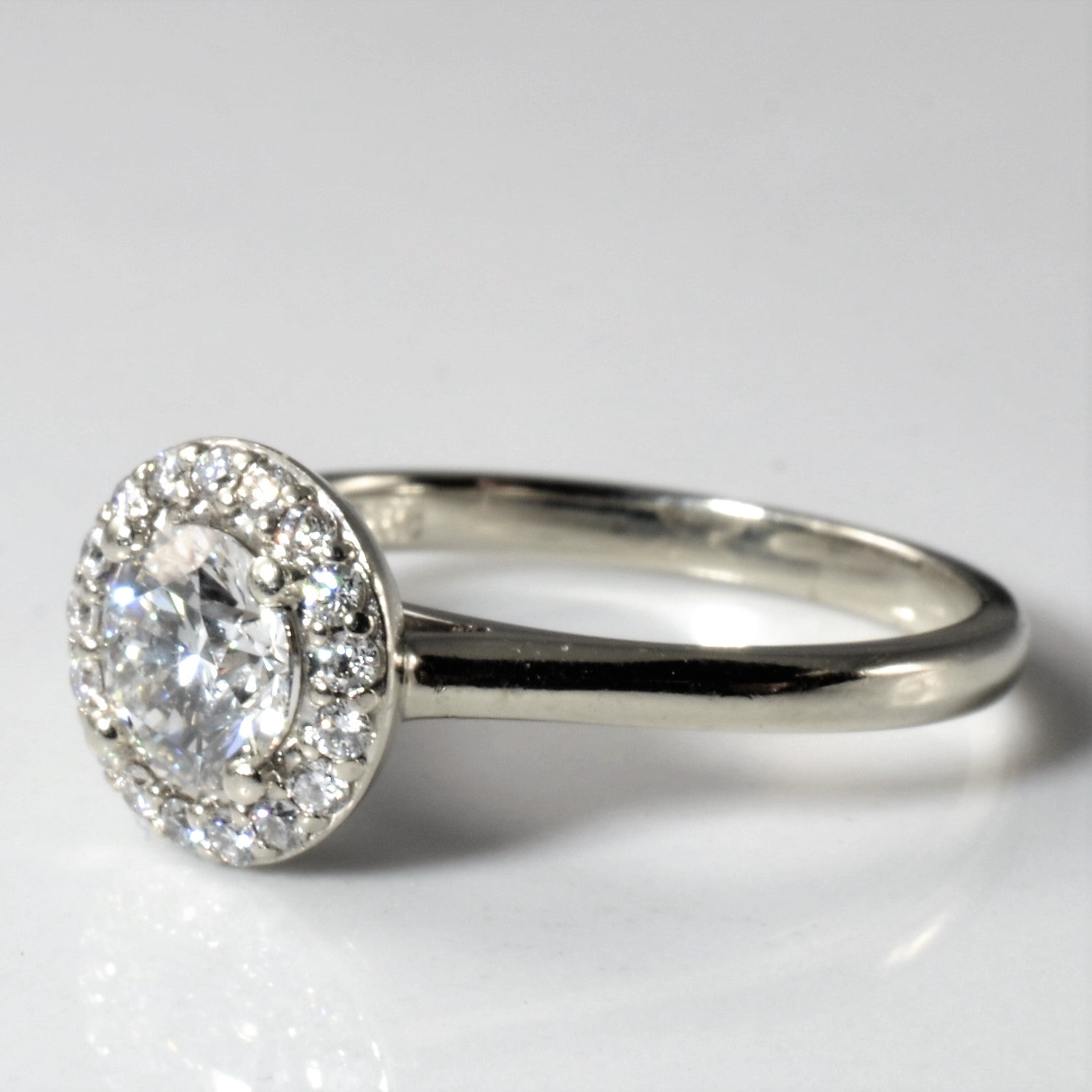 'Brilliant Earth' Diamond Halo Engagement Ring | 0.96ctw | SZ 6.5 | - 100 Ways