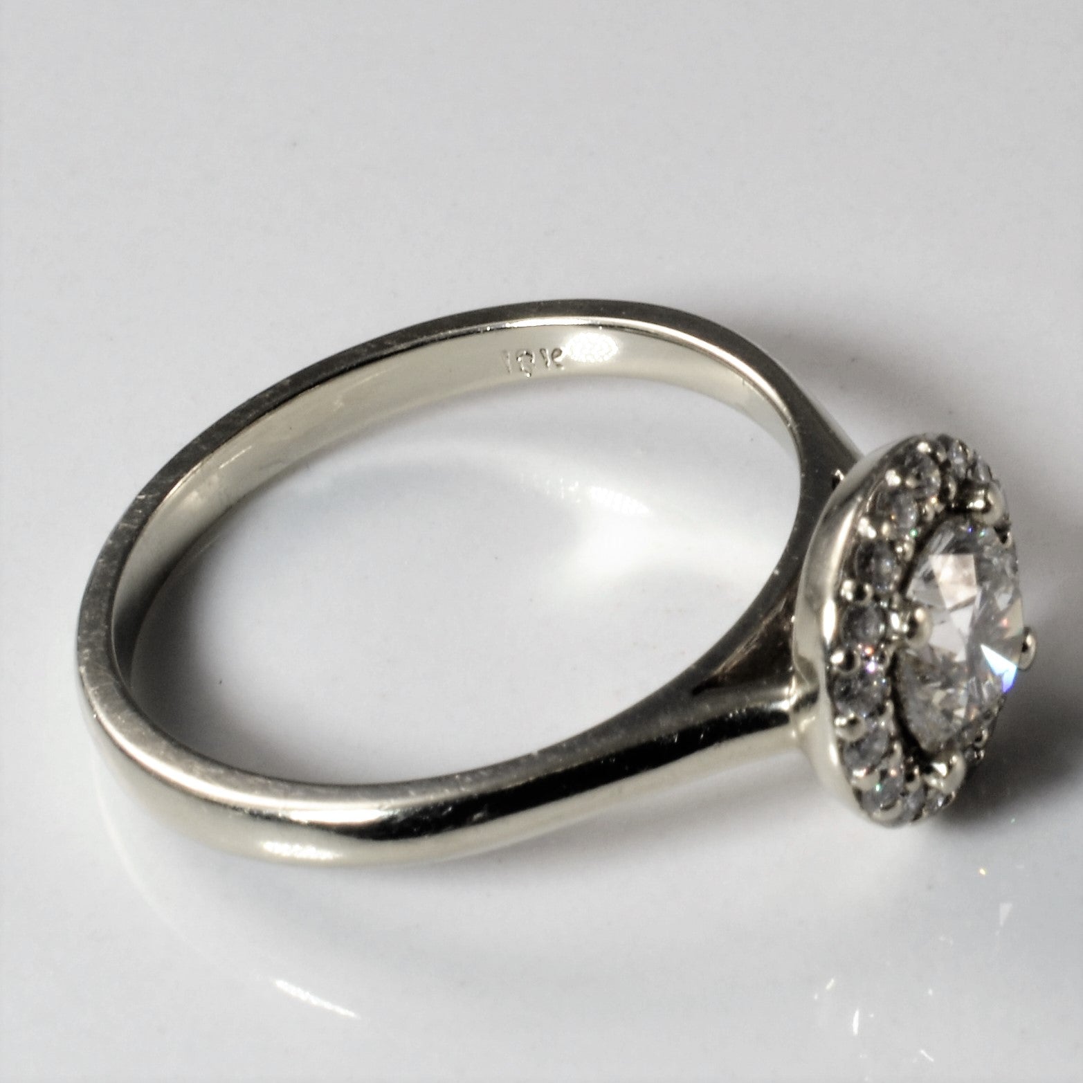 'Brilliant Earth' Diamond Halo Engagement Ring | 0.96ctw | SZ 6.5 | - 100 Ways