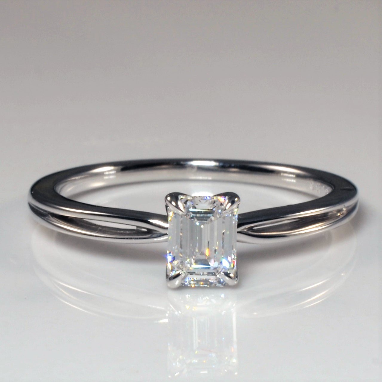 'Brilliant Earth' Emerald Cut Kalina Engagement Ring | 0.50ct | SZ 6.75 | - 100 Ways
