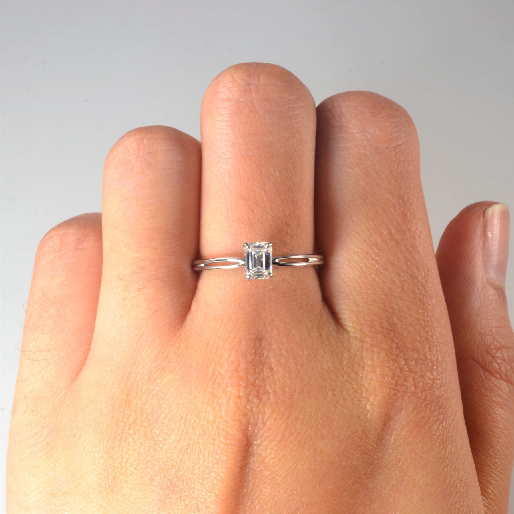 'Brilliant Earth' Emerald Cut Kalina Engagement Ring | 0.50ct | SZ 6.75 | - 100 Ways
