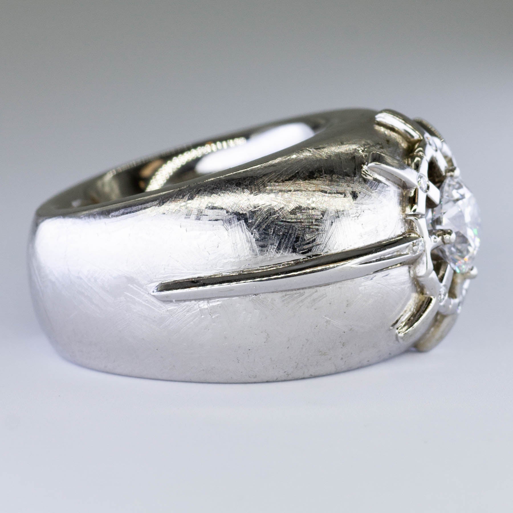 'Brinkhaus' Custom Nautical Diamond Ring | 1.80ctw | SZ 10 | - 100 Ways