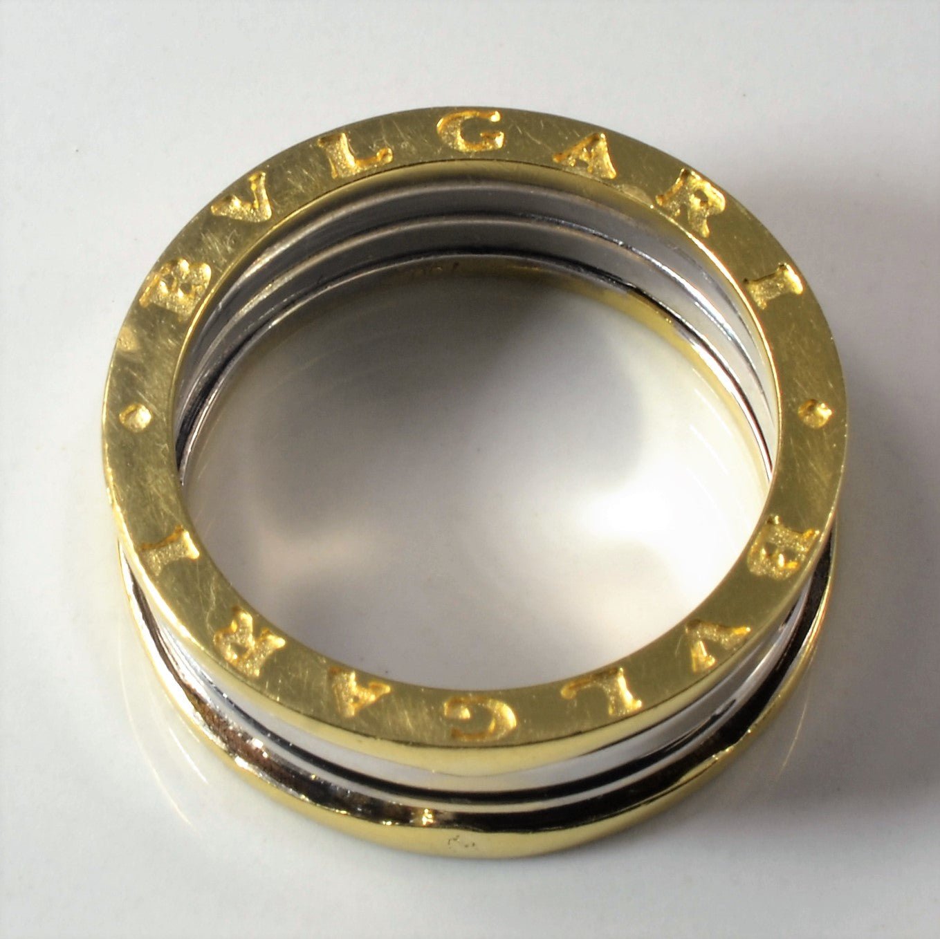 'BVLGARI' B.zero1 Two Tone Ring - 100 Ways