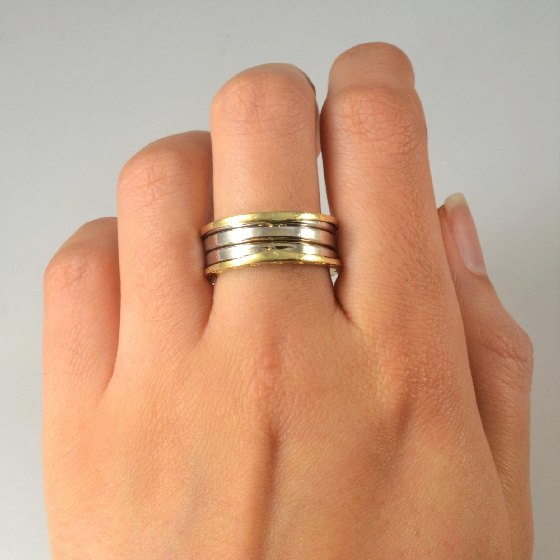 'BVLGARI' B.zero1 Two Tone Ring - 100 Ways