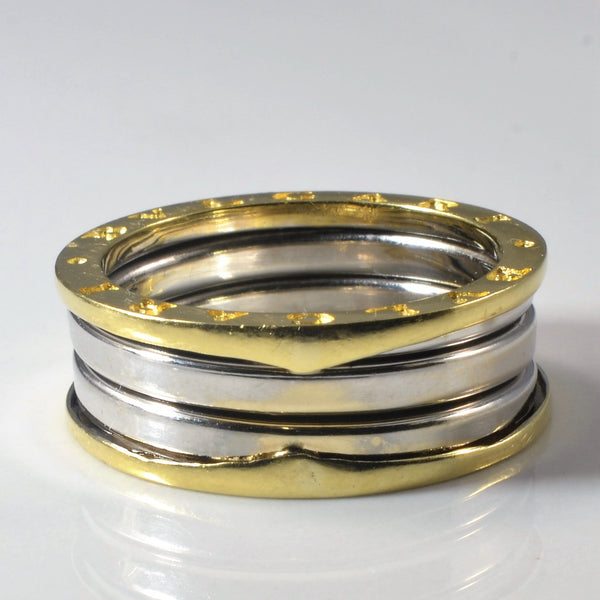 Price Bulgari Men's Rings BVLGARI' Two Tone Ring