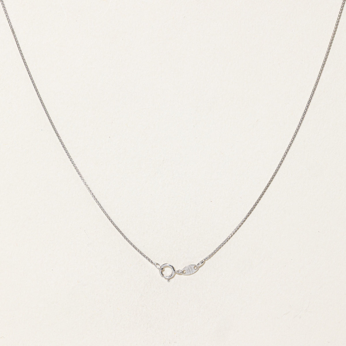 10k Two Tone Diamond Spiral Circle Pendant Necklace | 18"