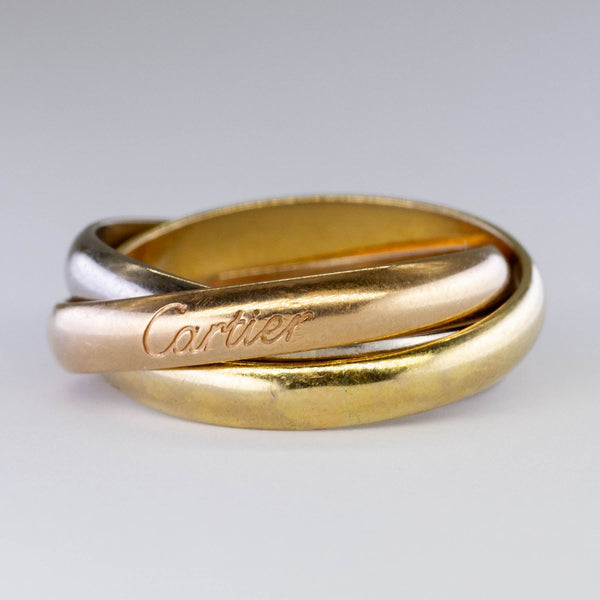 'Cartier' Classic Trinty Ring | Sz 8 | Cartier Sz 55