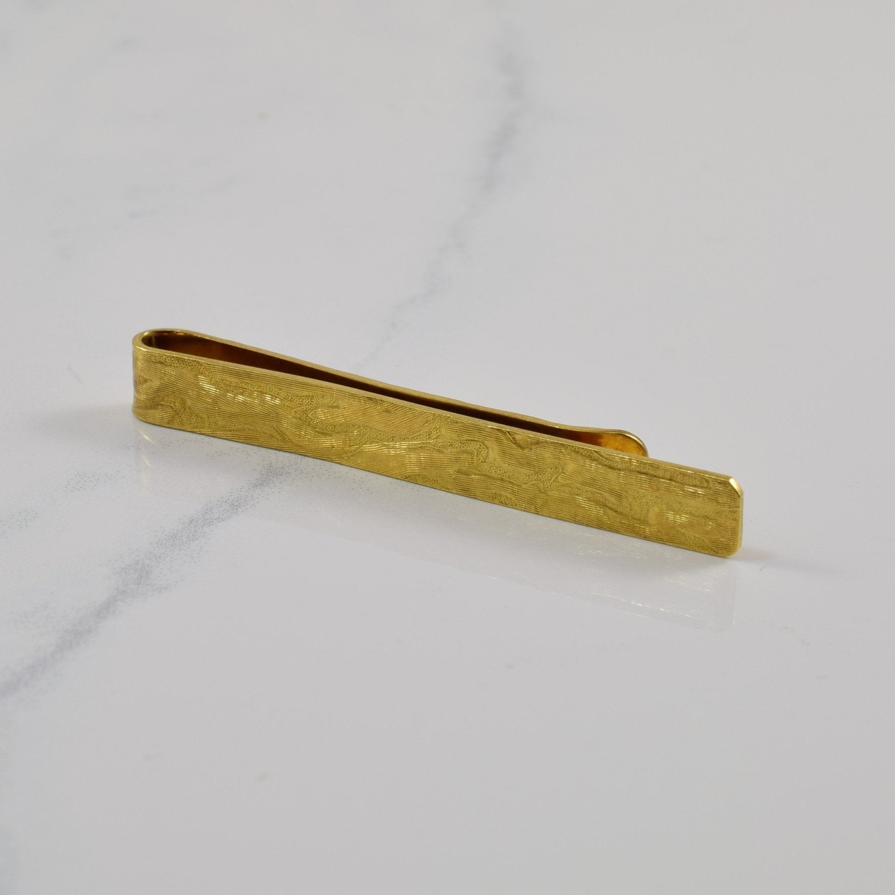 'Cartier' Gold Tie Clip - 100 Ways